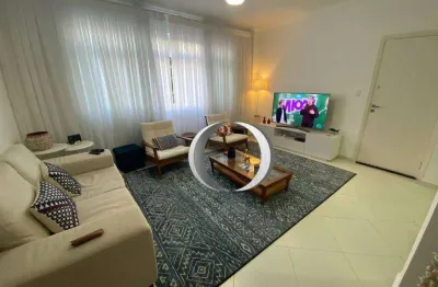 Apartamento com 2 quartos, sendp 1 suíte, na praia da pitangueiras, guarujá