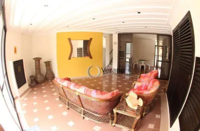 Cobertura com 3 dormitórios à venda, 220 m² por r$ 650.000,00 - enseada - guarujá/sp