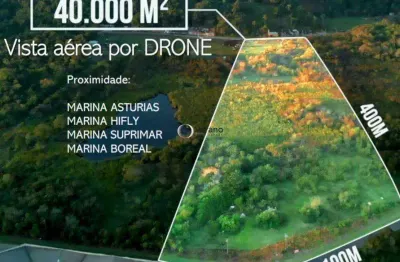 Terreno à venda, 40000 m² por r$ 10.000.000,00 - astúrias - guarujá/sp