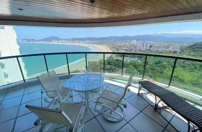 Cobertura com 4 quartos para alugar no Loteamento João Batista Julião, Guarujá 