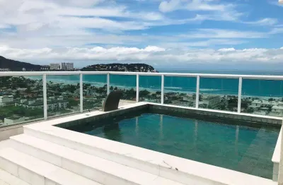 Cobertura com 4 dormitórios à venda, 320 m² por r$ 2.800.000,00 - enseada - guarujá/sp
