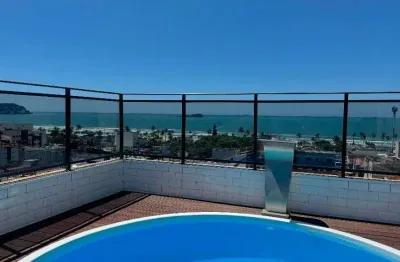 Cobertura com vista total para o mar a venda, guarujá, enseada.