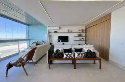 Apartamento a venda na pitangueiras com 4 suítes, frente mar, totalmente reformado e finamente decorado - guarujá/sp