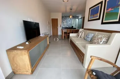 Apartamento mobiliado com varanda e portaria 24h na enseada, guarujá - venda