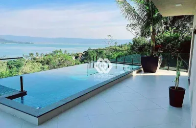 Casa com 10 dormitórios à venda, 850 m² por r$ 8.000.000,00 - siriúba ii - ilhabela/sp