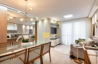 Apartamento com 3 dormitórios à venda, 77 m² por r$ 999.000,00 - cristo rei - curitiba/pr