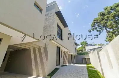 3 sobrados com terraço a venda mercês -  próximo ao parque barigui