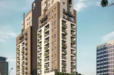 Studio à venda em curitiba, água verde, com 1 quarto, 36,5m²