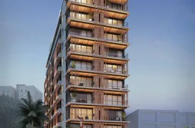 Apartamento garden à venda em curitiba, batel, com 1 quarto, 48,1m²