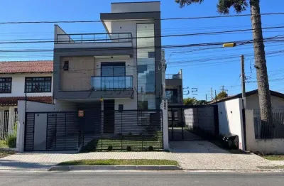Sobrado à venda em curitiba, jardim das américas, com 3 quartos, 187m²