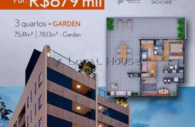 Apartamento com 3 quartos à venda na Rua Marechal Trompowski, Bacacheri, Curitiba