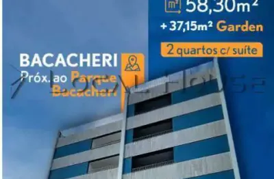 Apartamento garden à venda, no mora parque bacacheri,  em curitiba, bacacheri, com 2 quartos, 95.45m²