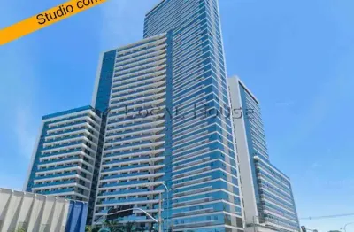 Studio Alto Padrão Mobiliado Com Sacada - Residencial Seventh Avenue