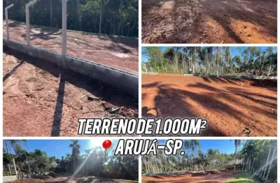 Terreno à venda na Chácara Bananal, Arujá 