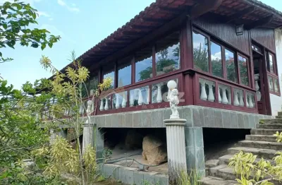 Casa 4 quartos em condomínio com cachoeira e lazer, guapimirim, rj
