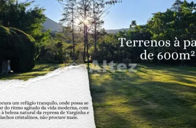 Terreno 1168 m2, semiplano, com muito verde ao redor, varginha, albuquerque, teresópolis