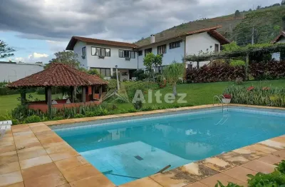 Casa 5 quartos, 2255 m2, jardim, piscina, sauna, albuquerque, teresópolis