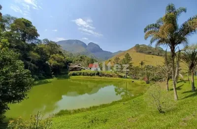 Sítio 70.000 m2, 5 quartos, lagos, nascentes, 6 baias - córrego das pedras, teresópolis, rj