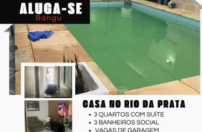 Casa com 3 quartos para alugar na Rua Boiobi, Bangu, Rio de Janeiro