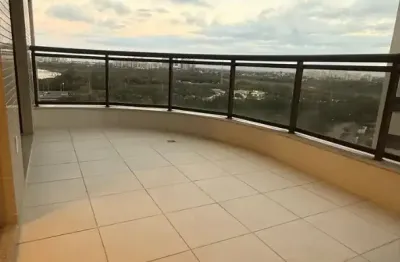 Apto primeira locação no ilha pura com 03 quartos e vista incrível