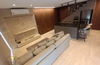 Apartamento com 1 dormitório à venda, 105 m² por r$ 4.600.000,00 - mogi moderno - mogi das cruzes/sp