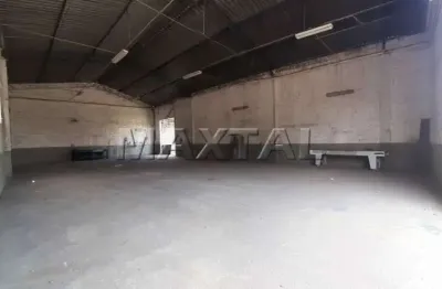 Galpão com 1.700,00 m² de área útil na vila guilherme, zona norte.