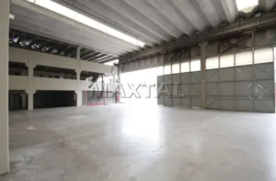 Galpão para locação com  6.065m² de área total, 4.410m² de área construída parque novo mundo