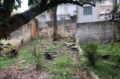 Terreno com uma casa antiga, com 10 metros de frente e 56,45 metros de frente aos fundos.