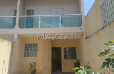 Sobrado à venda de 120m², com 3 dormitórios, 4 banheiros e 2 vagas, na vila nivi.