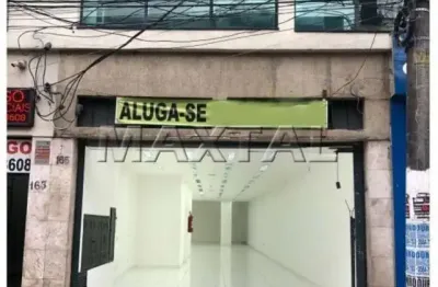 Loja comercial na região do largo 13 de maio com 140m² e 2 banheiros - santo amaro