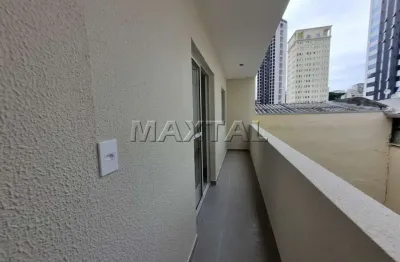 Apartamento para locação com 1 dormitório, sala, cozinha, área de serviço e terraço, em santana.