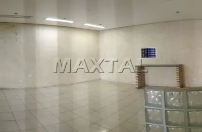 Casa comercial com terraço na frente, 5 salas, 1 cozinha, edícula, 180m² no jardim são paulo
