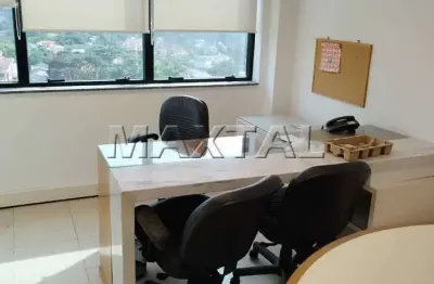 Sala comercial  à venda no alphaville com  2 banheiros, ar condicionado, mobiliada e 1 vaga.