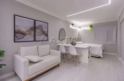 Apartamento para venda, 1 dormitório, 1 vaga de garagem, 25m² na santa cecília.