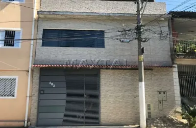 Sobrado 160m²,3 dormitórios,2 banheiros, quintal com lavanderia grande e 2 vagas de garagem