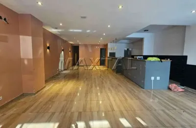 Salão comercial para locação, em santana, com 126m², 3 banheiros e espaço arborizado.