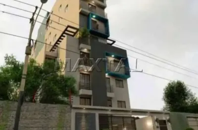 Apartamento à venda, com varanda, 1 dormitório duplex, sala e cozinha, de 35m², em santana.