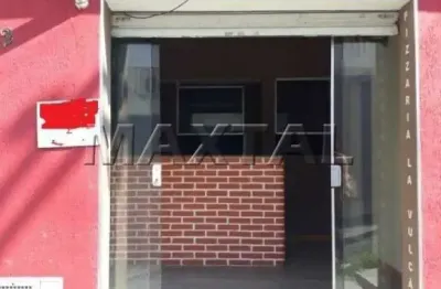 Salão pra alugar de 45m² no santa terezinha, pizzaria já com forno, preparado para funcionamento.