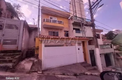 Sobrado à venda com 4 dormitórios sendo 1 suíte, com sacada e 4 vagas, no parque mandaqui.
