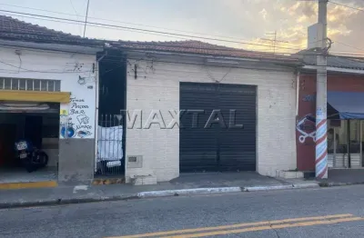 Salão comercial à venda com 2 casas, na vila nivi. de 90m², em ótima localização.