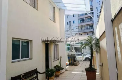 Casa em condomínio com 133m²,  com 2 quartos, 1 escritório, 2 vagas cobertas, depósito, em santana.