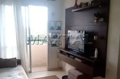 Apartamento à venda de 50m², com 2 dormitórios e 1 vaga de garagem, na vila roque.