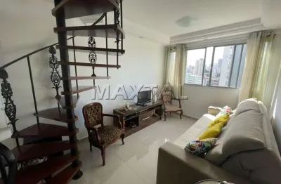 Cobertura com 148m², 3 dormitórios, 2 suítes, sala, cozinha, terraço gourmet. 2 vagas