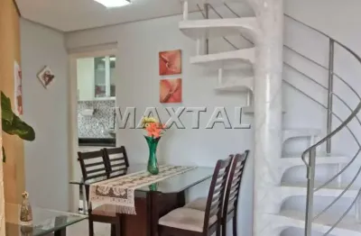 Cobertura duplex 103m² venda na parada inglesa, 2 dormitórios, 3 banheiros e 2 vagas.