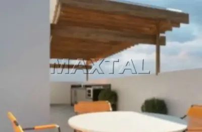 Apartamento cobertura à venda de 46,20m². com 2 dormitórios, 1 sala e 1 banheiro.