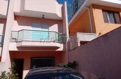 Sobrado 127m² à venda na vila pauliceia, 3 dormitórios, 3 banheiros, 2 vagas e churrasqueira.