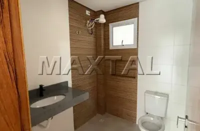 Apartamento novo à venda de 40m²,  com 2 dormitórios e sala, no jardim são paulo.