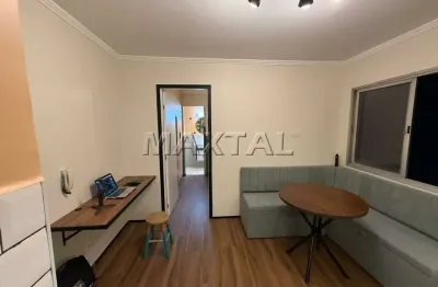 Apartamento à venda de 38m², com 1 dormitório e 1 vaga, na bela vista.