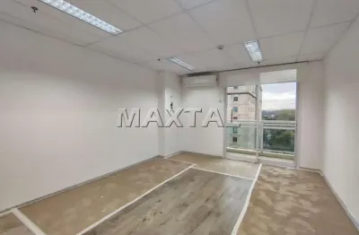 Sala comercial com 46m²  para alugar  no ícone santana com  01 vaga  de garagem.