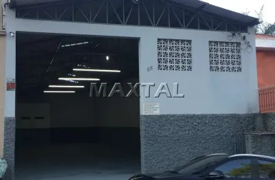 Galpão comercial com 2 banheiros, 5 metros de pé direito, reformado, 200m² - mandaqui.